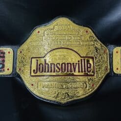 Custom-made Johnsonville Sausage World Champion belt for unique brand recognition and top performer awards.