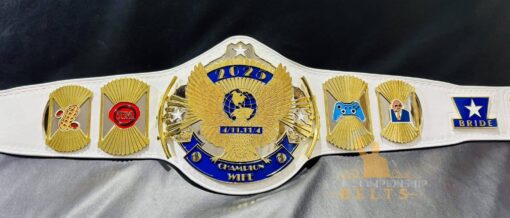 A weeding Championship belt for bride and groom