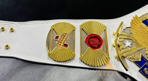 Custom Wrestling belt side left plates