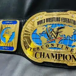 WWF wrestling belts, showcasing the iconic designs that defined an era in wrestling.