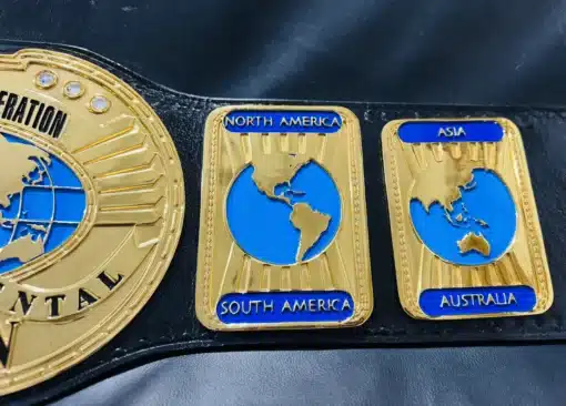 WWF Oval Intercontinental belt side plates