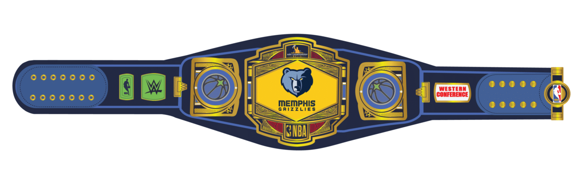 Custom Memphis Grizzlies WWE Legacy Title Belt Design