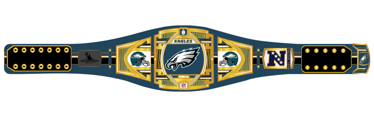 Custom Philadelphia Eagles WWE Legacy Title Belt Design