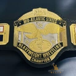 Classic edition of the NWA Mid-Atlantic Heavyweight Championship belt in gold finish.