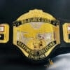 Classic NWA Mid-Atlantic Heavyweight Championship Belt with gold and chrome plates.