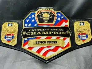 Customizable Bench Press United States Championship Belt