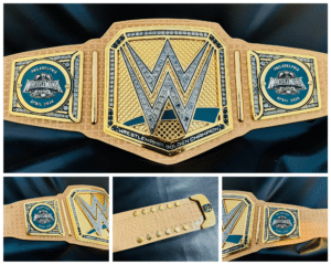 WrestleMania 40 Golden Replica Championship Belt