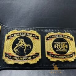 Genuine leather strap of the ROH World Tag Team Championship Belt, crafted for durability