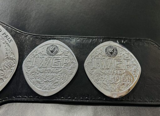 Left Side plates if IWGP Tag team Replica Wrestling belt