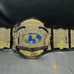 Full view of the Unified USWA World Heavyweight Championship Belt, an iconic piece of wrestling history.