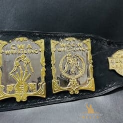 USWA Unified World Title Belt SIDE PLATES