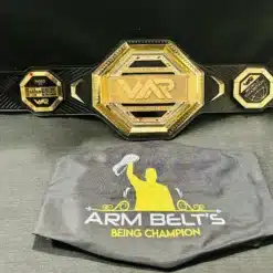 Replica UFC belt with premium materials and high-quality engraving.