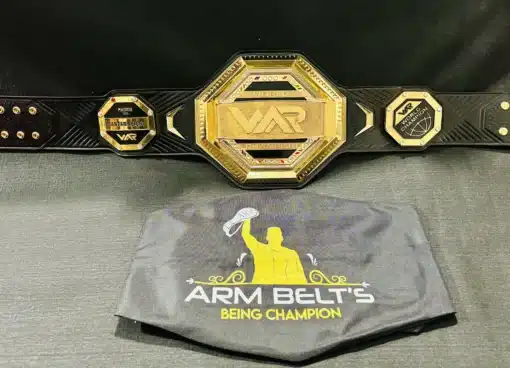 Replica UFC belt with premium materials and high-quality engraving.