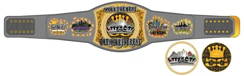 Luxury custom championship belt for collectors with intricate engravings and high-quality materials.