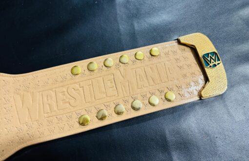 Genuine Leather Strap of WrestleMania 40 Belt