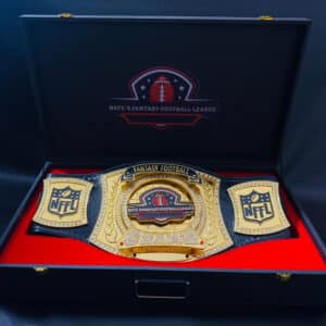 Fantasy Football Title Belt with Name Plates