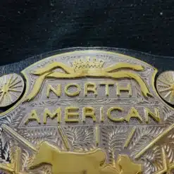 Iconic design of the Mid South North American Title Belt, replicating the one used by legendary wrestling champions.