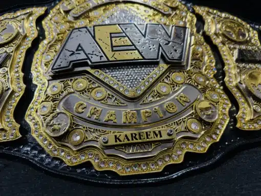 AEW Belt - HD Engraved world title