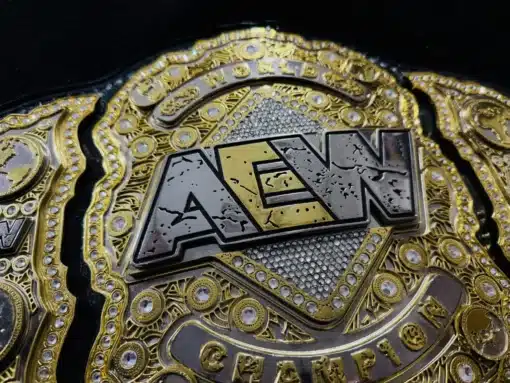 AEW Wrestling Championship belt Engraving