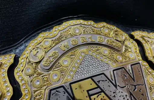 world AEW Belt banner