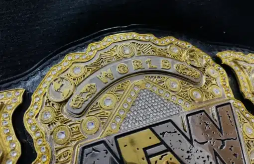 world AEW Belt banner