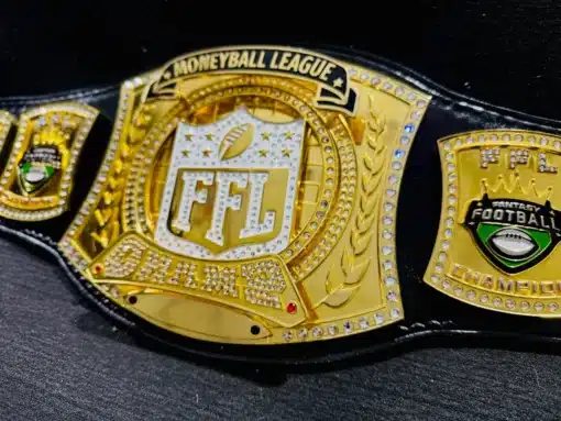 Custom Fantasy Football Championship Belt HD Engraved