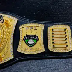 Custom Name plates fantasy football belt