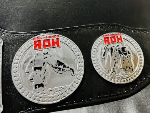 ROH World Championship Belt SIDE PLATES