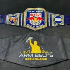 Custom championship belt with a TV-accurate WWE-inspired design, made with 5mm thick plates.