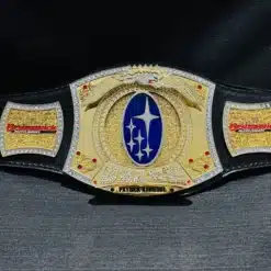 Custom John Cena Spinner Championship Belt featuring Swarovski gems and a spinner center plate.