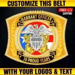 Warrant Officer Championship Belt - Best for Military and Police