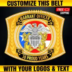 Warrant Officer Championship Belt - Customizable