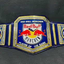 Custom championship belt inspired by WWE-style designs, perfect for events, awards, or sports themes.