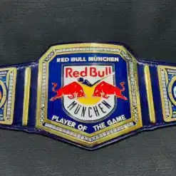 Custom championship belt inspired by WWE-style designs, perfect for events, awards, or sports themes.