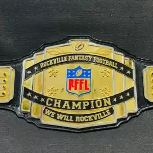 Fantasy Football Belt with Name Plates