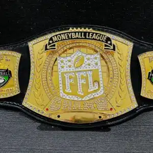 Fantasy Football Title Belt with Name Plates