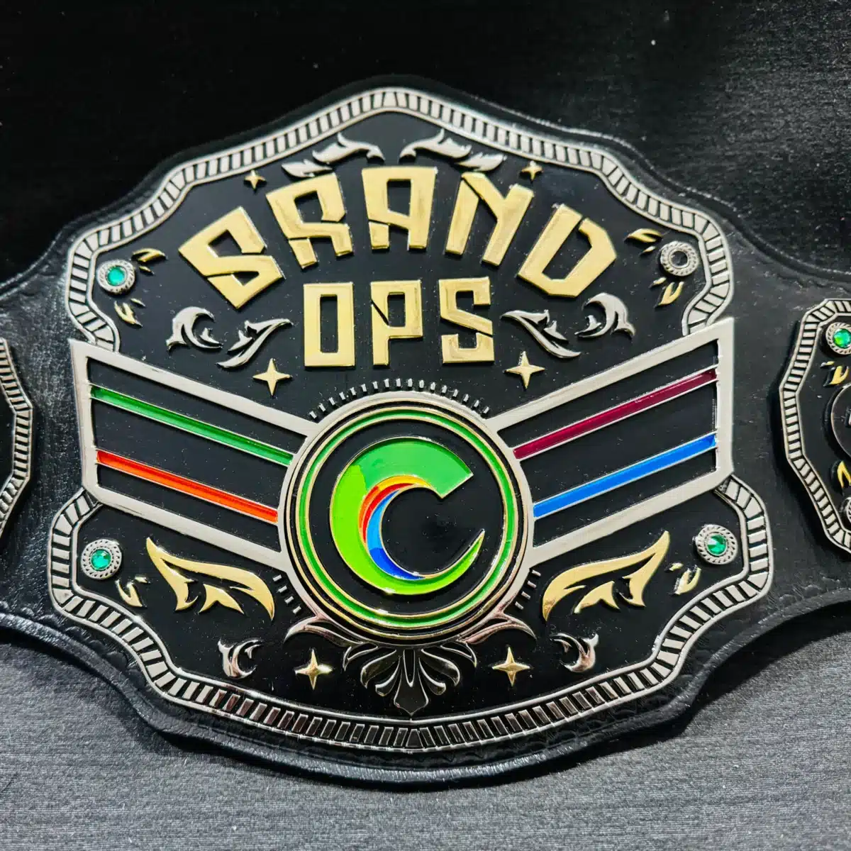 Custom Corporate Sales Champion Belt Premium Customizable Awards