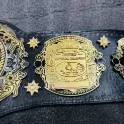 Iconic old-school design of the replica Triple Crown Wrestling Championship Belt.