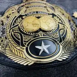 Customizable Triple Crown Wrestling Championship Belt with options for logos and text.