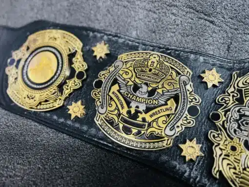 Premium craftsmanship showcased on the Triple Crown Wrestling Championship Belt