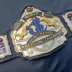 Customizable wrestling championship belt designed for professional and regional wrestling leagues.