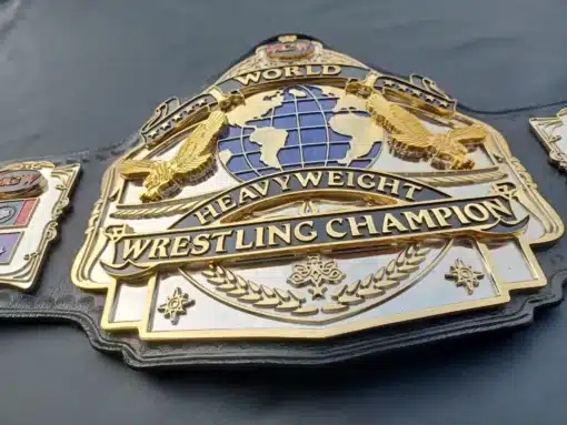 custom world wrestling championship belt hd engraved dual plated