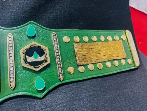 Luxury Crown Jewel Wrestling Belt leather strap