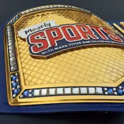 Custom Championship BELT WITH 2 lAYERS Engraving plates