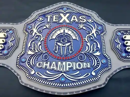 High-quality championship belt with HD engraving, ideal for employee recognition and team achievements.