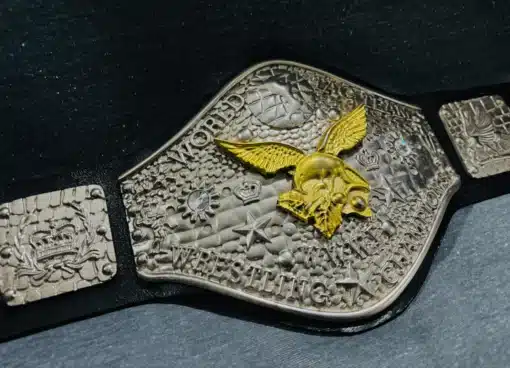 Authentic replica of the classic WWWF Tag Team Championship Belt from the golden era.