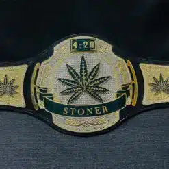 A perfect belt for cannabis lovers, featuring high-quality craftsmanship and unique design.