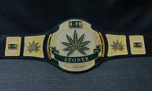 A perfect belt for cannabis lovers, featuring high-quality craftsmanship and unique design.