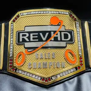 Custom Corporate Sales Champion Belt