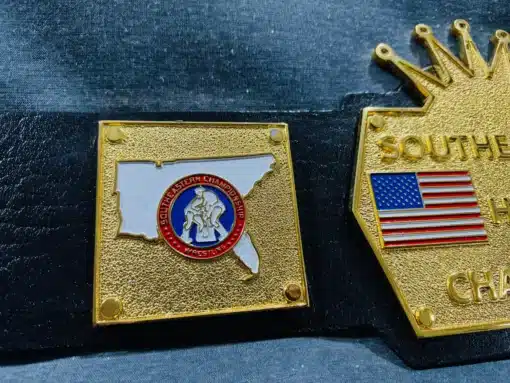 Side plates of the Southeastern Heavyweight Championship Belt